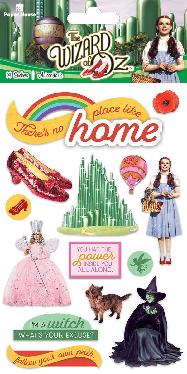Wizard of Oz Dimensional Sticker – The Goodie Girl Shoppe