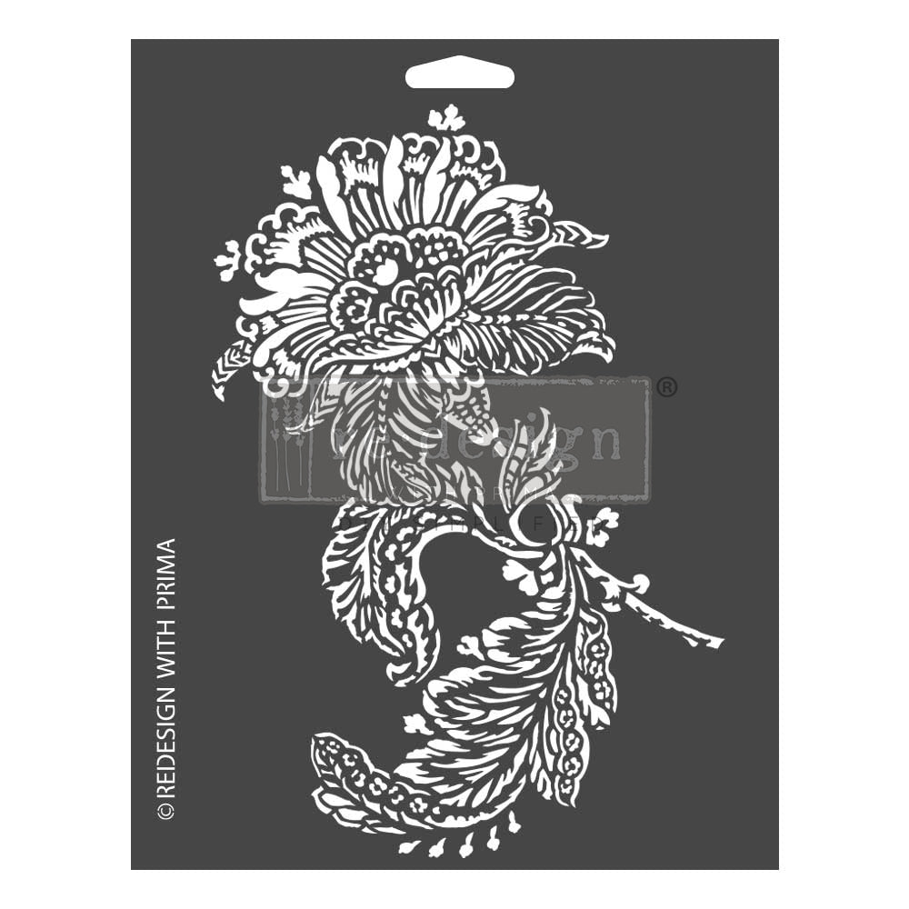 Paisley Stencil Printable