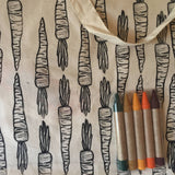 Carrot: CYO Market Tote Kit With Eco-Friendly Crayons