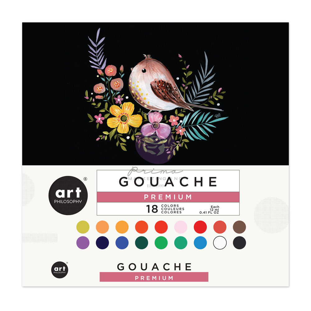 Gouche Set - 18 Colors