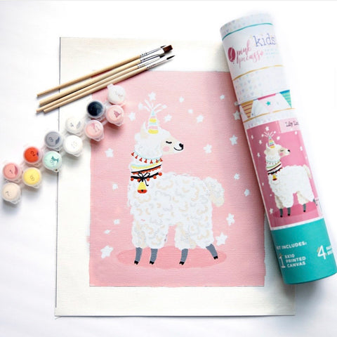 Lilly Llamacorn paint by number