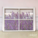 Vintage Window w/ Transfer Design WorkShoppe