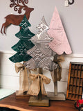 Stamped Metal Christmas Tree WorkShoppe