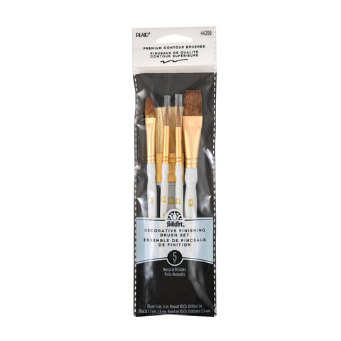 FolkArt Decorative Finishing Brush Set 5 Piece