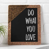 Plaid Wood Surface Chalkboard Frame 8.5" x 10.5"