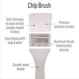 FolkArt White Nylon Chip Brush Set 3 Piece