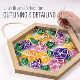 FolkArt Glass Painting Brushes 5pc