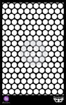 Honeycomb stencil