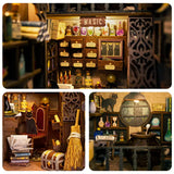 DIY Book Nook Kit: Magic Pharmacist with Dust Cover
