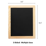 Plaid Wood Surface Chalkboard Frame 8.5" x 10.5"