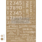 The Crate Stencil A3 Decoupage Fiber