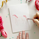 Fairytale paintable watercolor notecard set