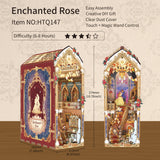 DIY Book Nook Kit: Enchanted Rose w/ Dust Cover