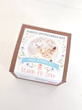 Embroidered Bunny DIY Felt Sewing Craft Kit