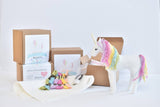 Pastel Rainbow Unicorn DIY Felt Sewing Craft Kit