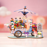 Hello Kitty® and Friends Flower Cart - 3D Wooden Puzzle