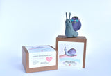 Purple Garden Snail DIY Felt Sewing Craft Kit