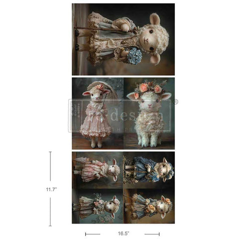 Shepherd's Cottage Charm 3 pack decoupage paper