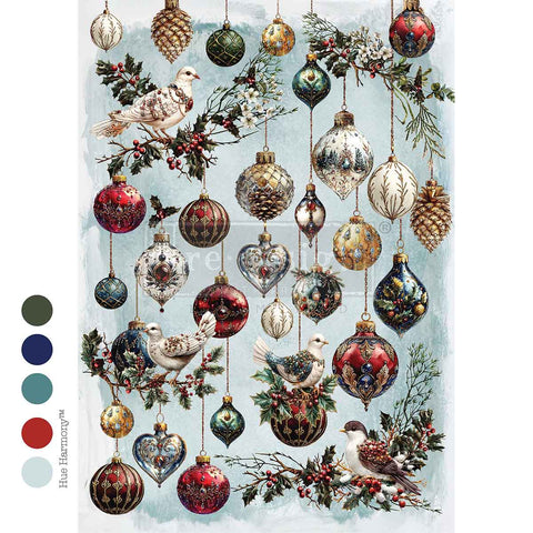 Jewel Of The Season decoupage paper