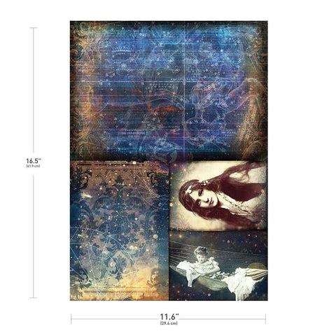 Nightdreaming decoupage paper