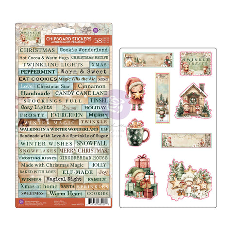 Twinkle & Treats Collection Chipboard Stickers