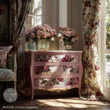 Crimson Elegance double delight set decoupage paper
