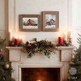 Snowy Village Charm A3 Decoupage Fiber Pack