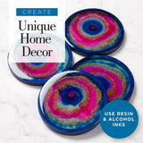 Mod Podge Resin Pouring Surface - Coasters 4PC