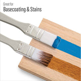 FolkArt White Nylon Chip Brush Set 3 Piece