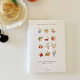 Fruit tea towel