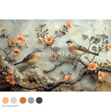 Amber Echoes decoupage paper