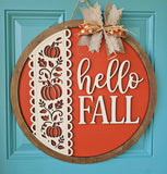 Fall Door Hanger WorkShoppe