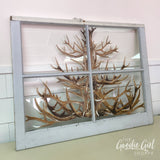 Vintage Window w/ Transfer Design WorkShoppe