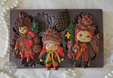 Pinecone Dolls mould