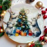 Winter Holiday Epoxy Lazy Susan WorkShoppe