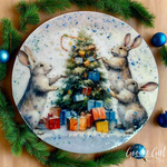 Winter Holiday Epoxy Lazy Susan WorkShoppe