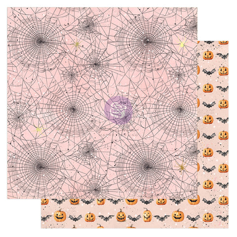 Magic Spell Collection Spider Webs 12”x12” Sheet w/ Foil Details