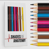 Shades of Anatomy Colored Pencils