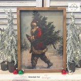 Santa's Woodland Stroll 3 pack decoupage paper