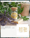 Label De Luxe gold foil middy transfer - Kacha