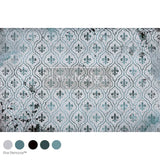 Fossilized Versailles decoupage pape