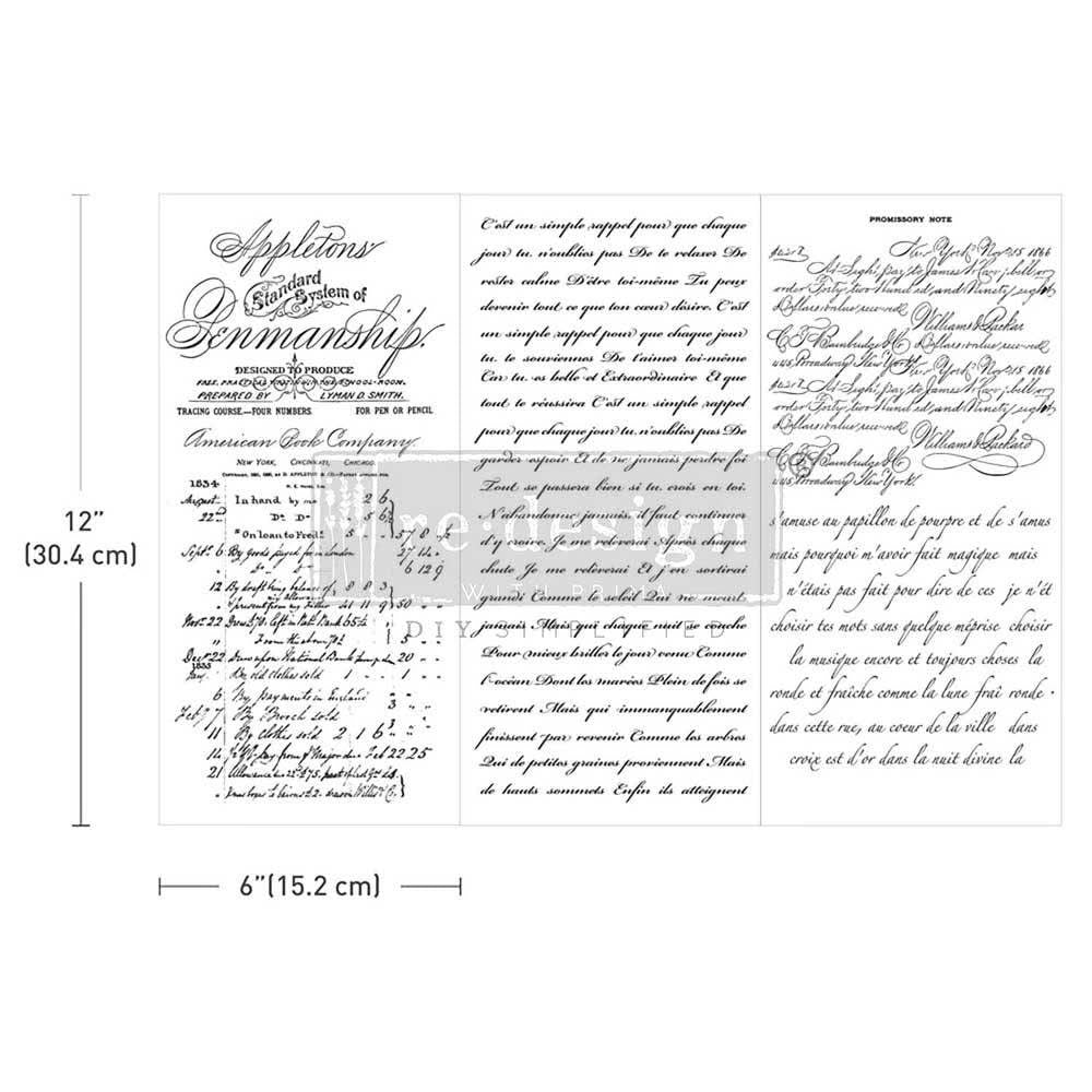 Vintage Script Mastery transfer – The Goodie Girl Shoppe