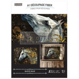 Majestic Gallop decoupage fiber paper