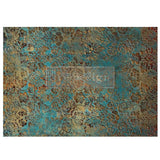 Aged Patina decoupage fiber paper