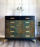 Aged Patina decoupage fiber paper