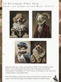 Lords and Ladies of the Wild 3 pack decoupage paper