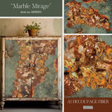 Marble Mirage decoupage fiber paper