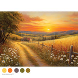 Sunset Haven A3 Decoupage Fiber