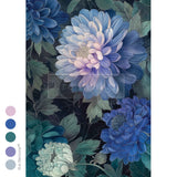 Moonlit Periwinkle A3 Decoupage Fiber