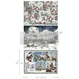 Snowfall Splendor 3 pack decoupage paper